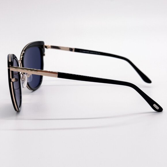NEW TOM FORD SIMONA TF717 01A WOMEN CAT EYE SUNGLASSES FT0717/S SHINY BLACK main image 10